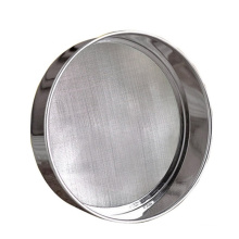 Stainless steel sieve sample powder flour sand garden soil grain filter woven wire cloth